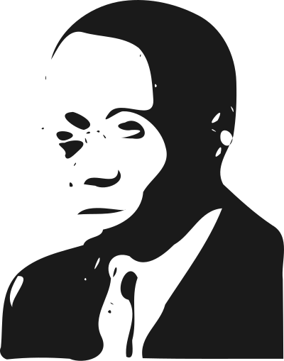 Vectorisation de LS Senghor clipart
