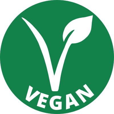 Vegan v word sticker clipart
