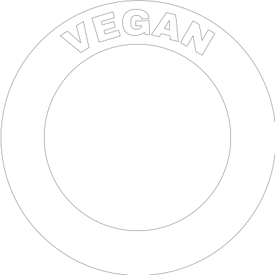 Vegan word white frame round clipart