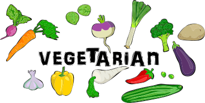 Vegetarian Logo clipart
