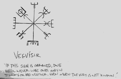 Vegvísir clipart