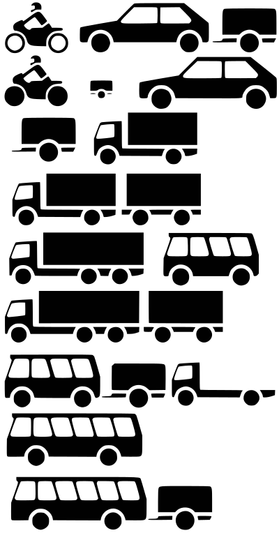 Vehicles - Silhouette clipart