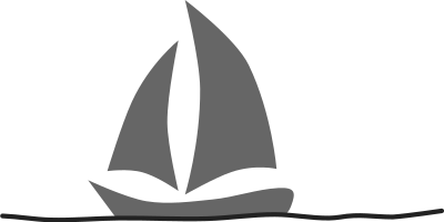 Velero. Sailboat clipart