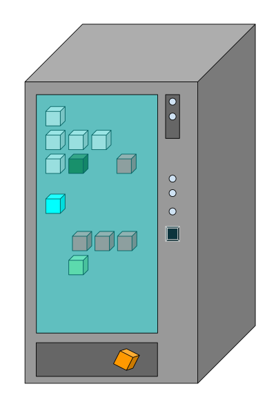Vending machine clipart
