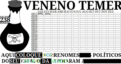 Veneno Temer clipart