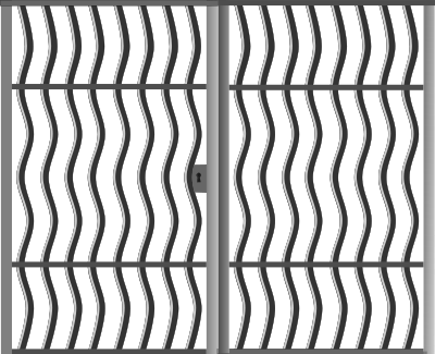 Verja, grille clipart