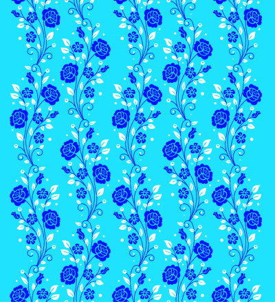 Vertical Floral Pattern clipart