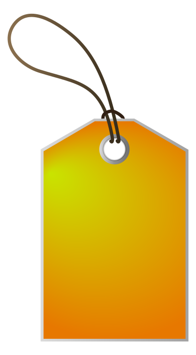 Vertical Tag clipart