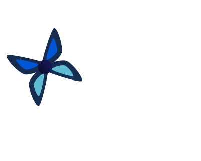 Very simple button butterfly clipart