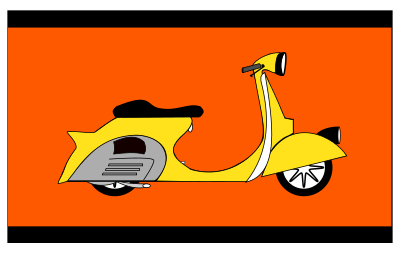 Vespa-Scooter-remix clipart