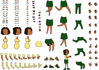 Vexstrips - Alice Character Kit clipart
