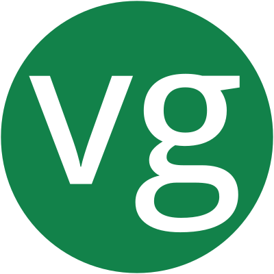 Vg vegan food symbol green circle clipart
