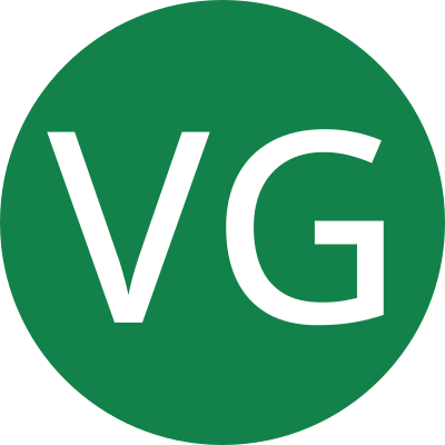 Vg vegan food symbol green circle uppercase clipart