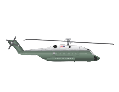 VH-92A Marine Corps One clipart