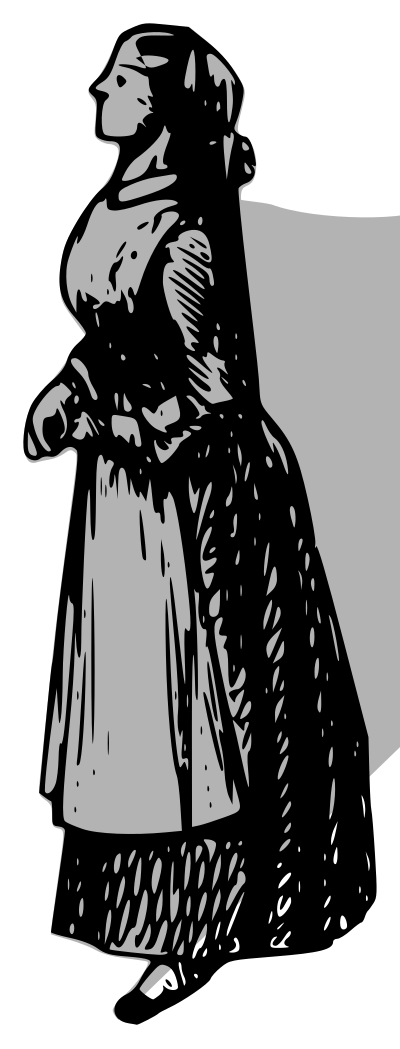 Victorian Maid clipart