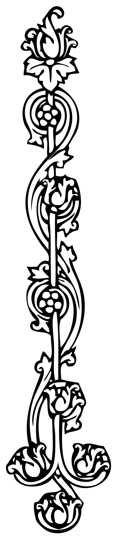 Victorian ornament13 clipart