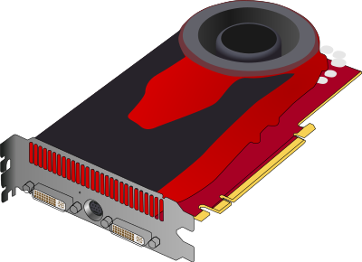 Video card clipart