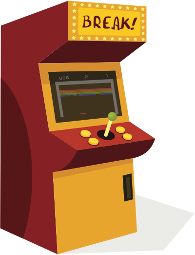Video Game in Action clipart