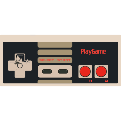 Video Game - NES Controller clipart