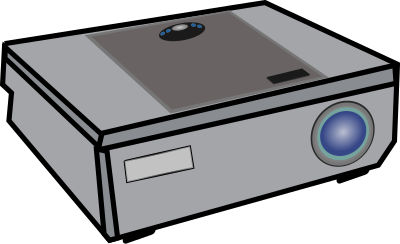 Video projector clipart