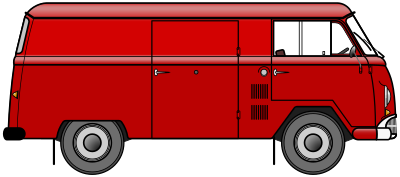 Vintage Van By Konrad Conrad clipart
