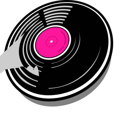Vinyl record clipart