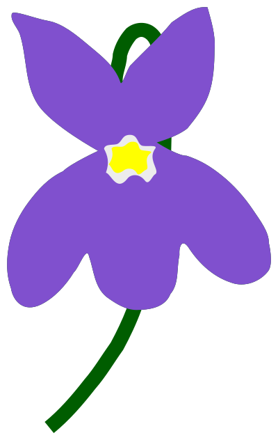 Viola - by JoAnnM clipart