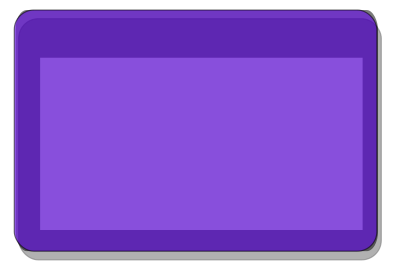 Violet button clipart