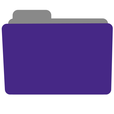 Violet Folder Icon clipart