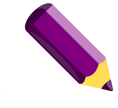 Violet pencil clipart