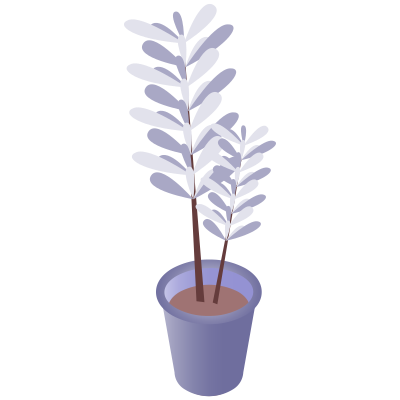 Violetry plant clipart