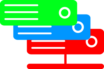 Virtual Color Server clipart
