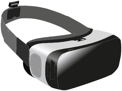 Virtual reality headset clipart
