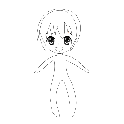 Virtual singer remix simple clipart
