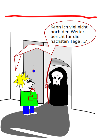 Visit from death clipart