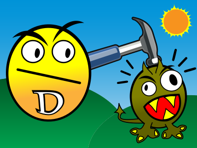 Vitamin D Smashes Cancer clipart
