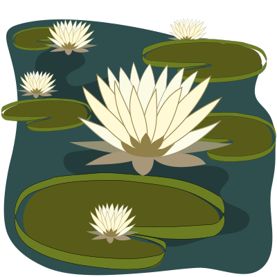 Vitória régia clipart