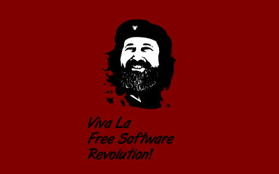 Viva La Free Software Revolution! clipart