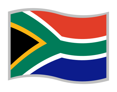 Vlag van Suid-Afrika clipart