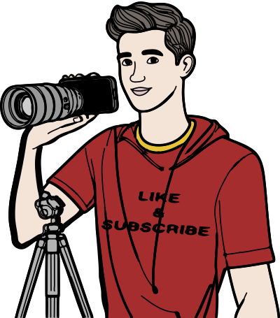 Vlogger Guy clipart