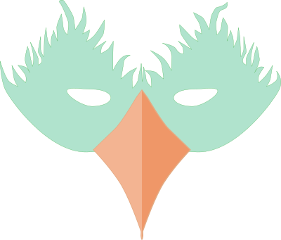 Vogelmaske clipart