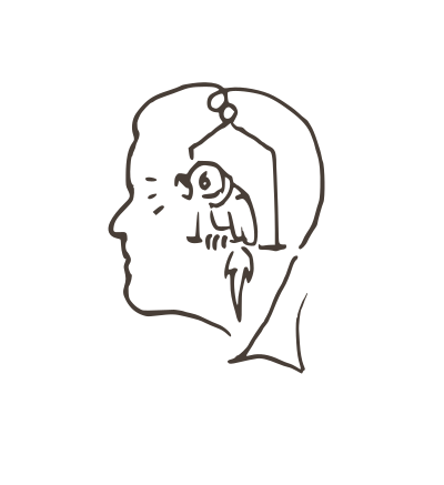 Voice inside your head clipart