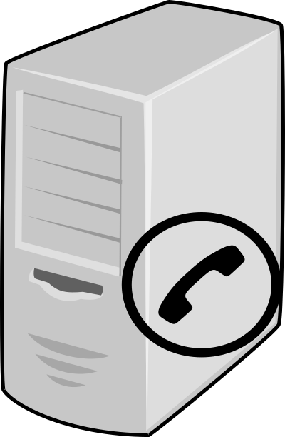 VoIP Server clipart