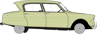 Voiture ami6 clipart