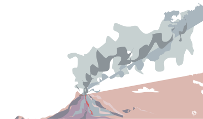 Volcán clipart
