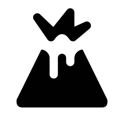 Volcano-15 clipart