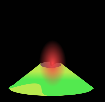 Volcano clipart