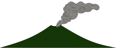 Volcano 2 clipart
