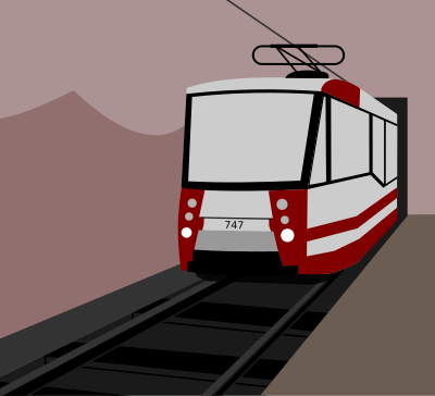 Volgograd Metrotram clipart