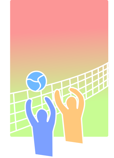 Volleyball clipart